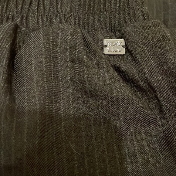 Monk & Lou Wide Leg Pinstripe Pants - Size XXS - Picture 5 of 7